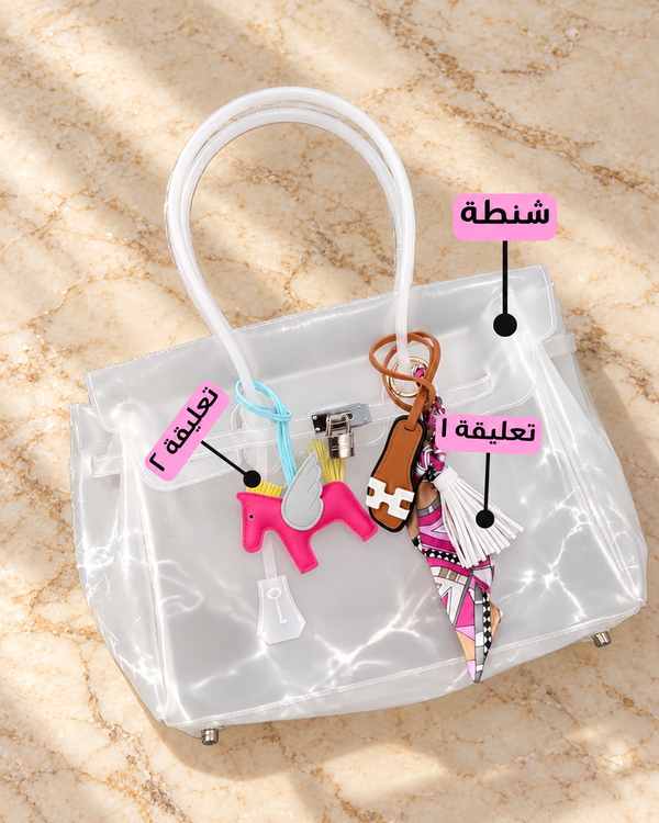 شنطة جيلي + تعليقتين